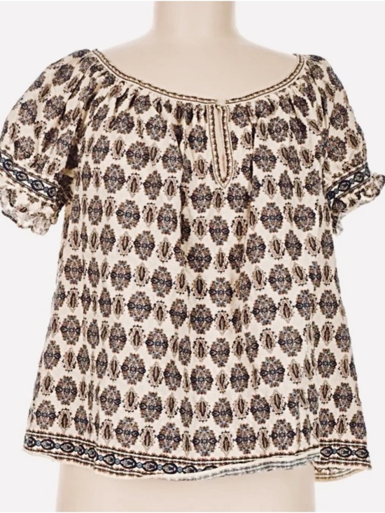 Max Studio Tops - Max Studio Boho Print Crop Top